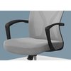 Monarch Specialties Office Chair, Adjustable Height, Swivel, Ergonomic, Armrests, Computer Desk, Work, Metal, Grey I 7461